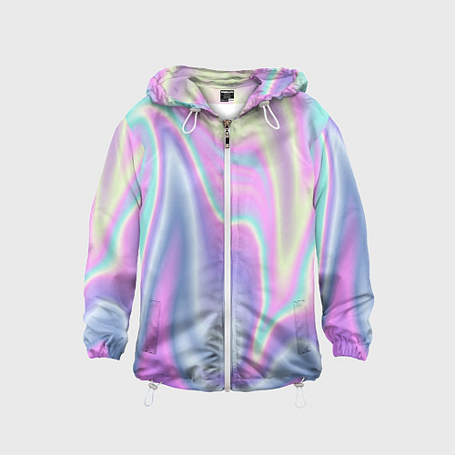 Детская ветровка Vaporwave / 3D-Белый – фото 1