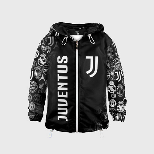 Детская ветровка JUVENTUS / 3D-Белый – фото 1
