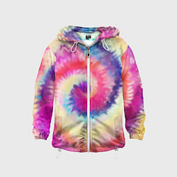 Детская ветровка Tie Dye vortex