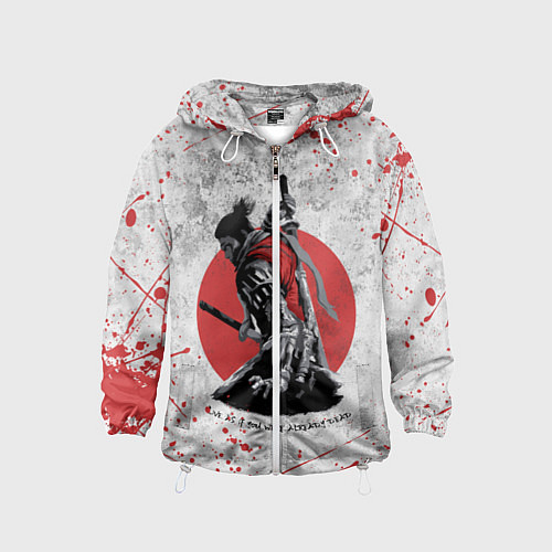 Детская ветровка SEKIRO SHADOW DIE TWICE / 3D-Белый – фото 1