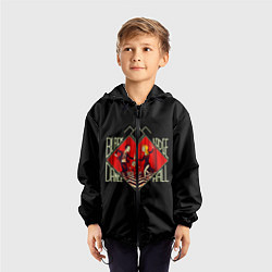 Ветровка с капюшоном детская Twin Peaks, цвет: 3D-черный — фото 2