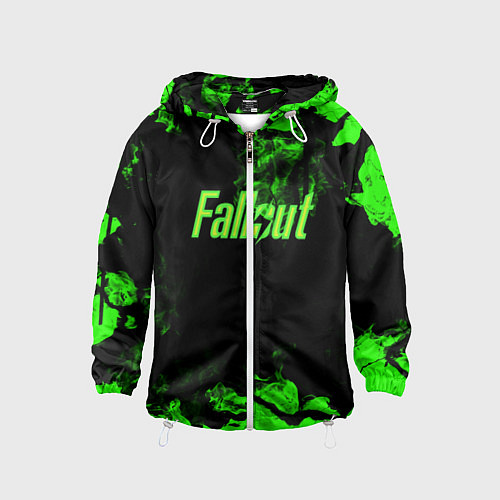 Детская ветровка FALLOUT / 3D-Белый – фото 1