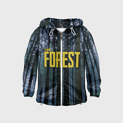 Ветровка с капюшоном детская THE FOREST, цвет: 3D-белый