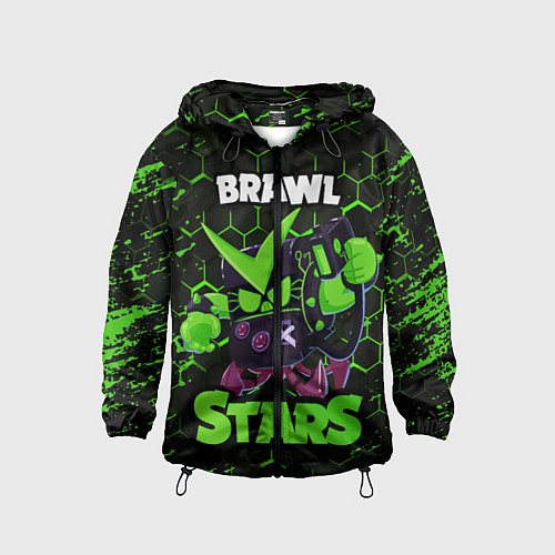 Детская ветровка BRAWL STARS VIRUS 8 BIT / 3D-Черный – фото 1