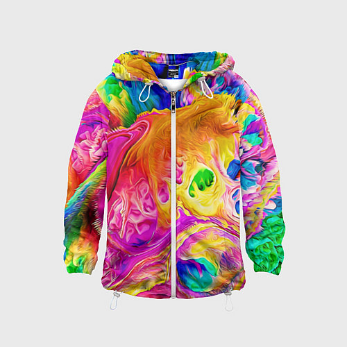 Детская ветровка TIE DYE / 3D-Белый – фото 1