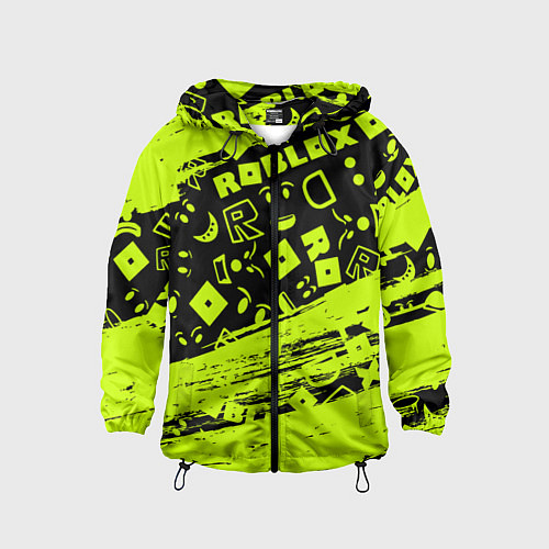 Детская ветровка Roblox / 3D-Черный – фото 1