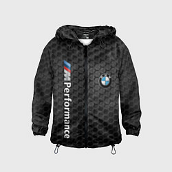 Ветровка с капюшоном детская BMW PERFORMANCE, цвет: 3D-черный