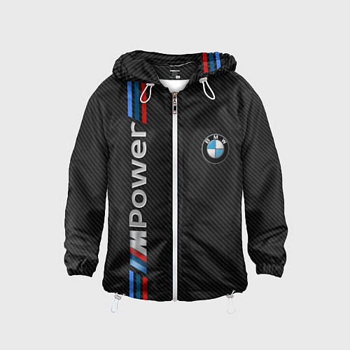 Детская ветровка BMW POWER CARBON / 3D-Белый – фото 1