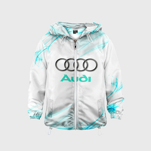 Детская ветровка Audi / 3D-Белый – фото 1