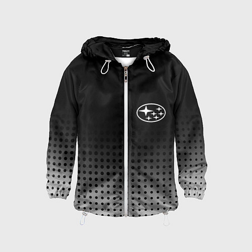 Детская ветровка Subaru / 3D-Белый – фото 1