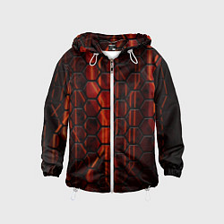 Детская ветровка Огненные соты