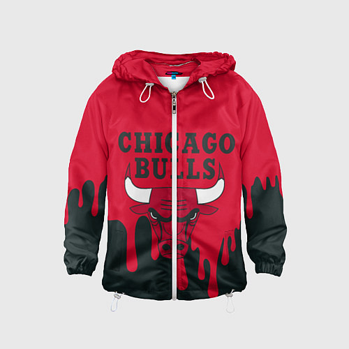 Детская ветровка Chicago Bulls / 3D-Белый – фото 1