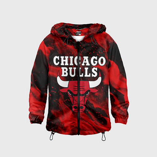 Детская ветровка CHICAGO BULLS / 3D-Черный – фото 1