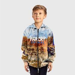 Ветровка с капюшоном детская FARCRY:PRIMAL, цвет: 3D-черный — фото 2
