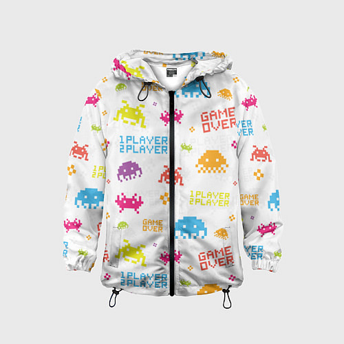 Детская ветровка Players / 3D-Черный – фото 1