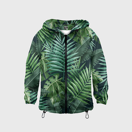 Детская ветровка Тропики / 3D-Черный – фото 1
