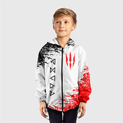 Ветровка с капюшоном детская THE WITCHER, цвет: 3D-черный — фото 2