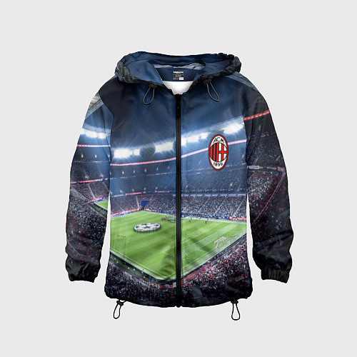 Детская ветровка FC MILAN / 3D-Черный – фото 1