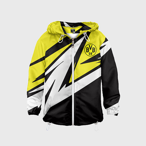 Детская ветровка Borussia Dortmund / 3D-Белый – фото 1