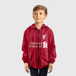 Ветровка с капюшоном детская Liverpool FC, цвет: 3D-черный — фото 2