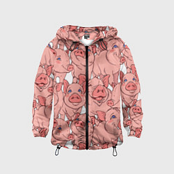 Детская ветровка Свиньи