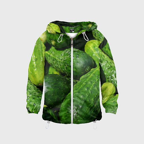 Детская ветровка Огурцы / 3D-Белый – фото 1