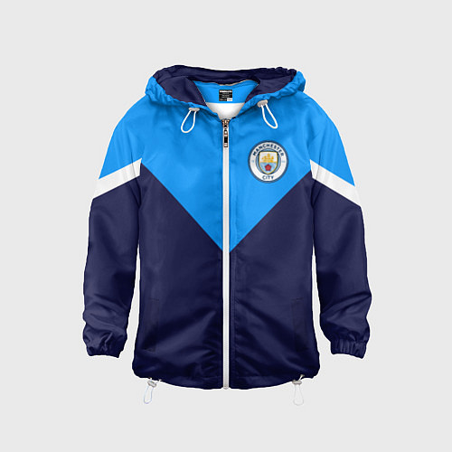 Детская ветровка MANCHESTER CITY / 3D-Белый – фото 1