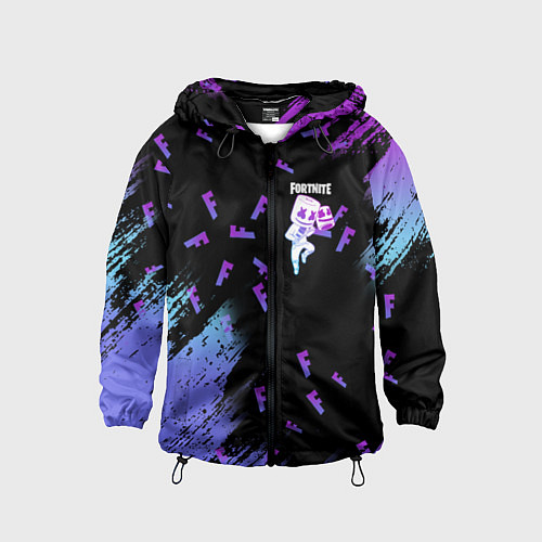 Детская ветровка FORTNITE MARSHMELLO / 3D-Черный – фото 1