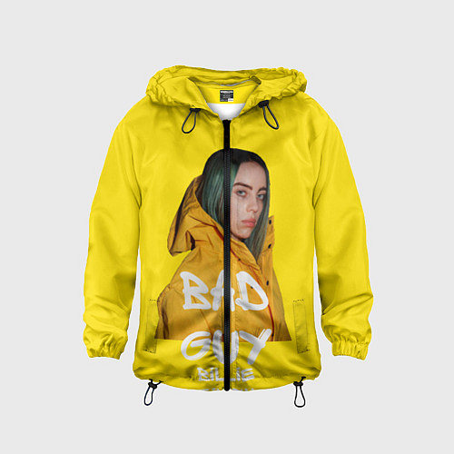 Детская ветровка Billie Eilish Билли Айлиш / 3D-Черный – фото 1