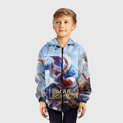Ветровка с капюшоном детская League of Legends МАСТЕР ЙИ, цвет: 3D-черный — фото 2