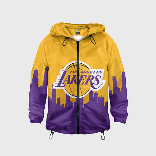 Детская ветровка LOS ANGELES LAKERS / 3D-Черный – фото 1