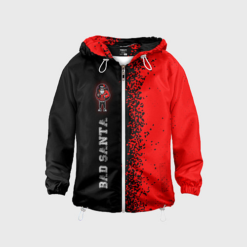 Детская ветровка BAD SANTA / 3D-Белый – фото 1