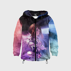 Ветровка с капюшоном детская Урарака, Очако, цвет: 3D-черный