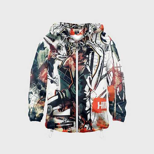 Детская ветровка Haikyu Haikyuu Haikuu / 3D-Белый – фото 1
