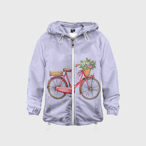 Детская ветровка Bicycle / 3D-Белый – фото 1