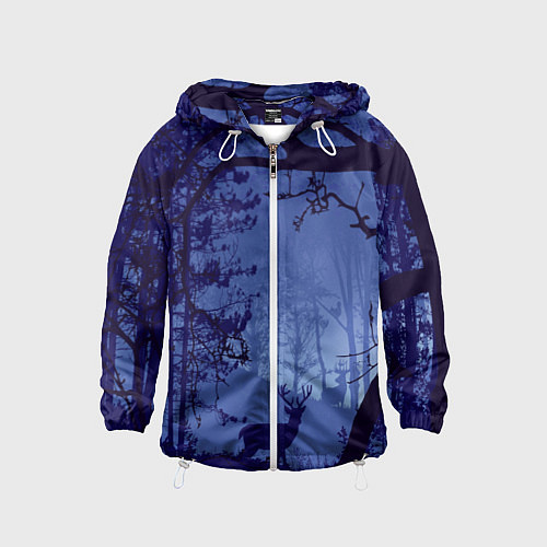 Детская ветровка ЛЕС / 3D-Белый – фото 1