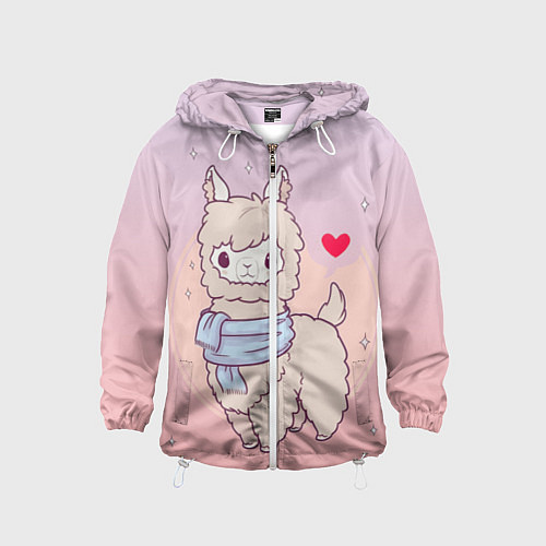 Детская ветровка Альпака / 3D-Белый – фото 1