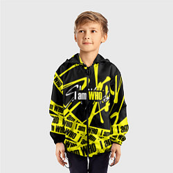 Ветровка с капюшоном детская STRAY KIDS, цвет: 3D-черный — фото 2