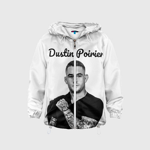 Детская ветровка Dustin Poirier / 3D-Белый – фото 1