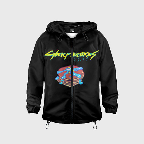Детская ветровка Киберблин 2077 / 3D-Черный – фото 1