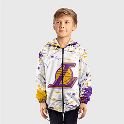 Ветровка с капюшоном детская Kobe Bryant, цвет: 3D-черный — фото 2