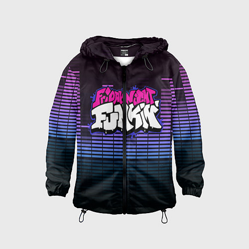 Детская ветровка Friday Night Funkin / 3D-Черный – фото 1
