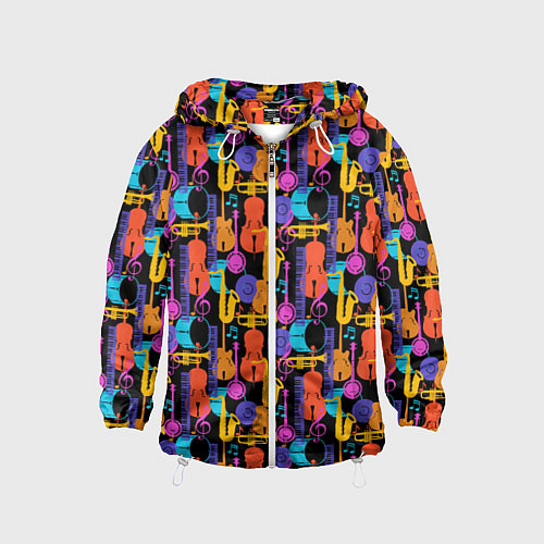 Детская ветровка Джаз / 3D-Белый – фото 1