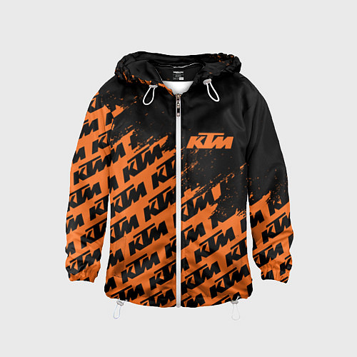 Детская ветровка KTM КТМ / 3D-Белый – фото 1
