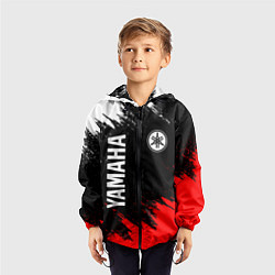 Ветровка с капюшоном детская YAMAHA ЯМАХА, цвет: 3D-черный — фото 2