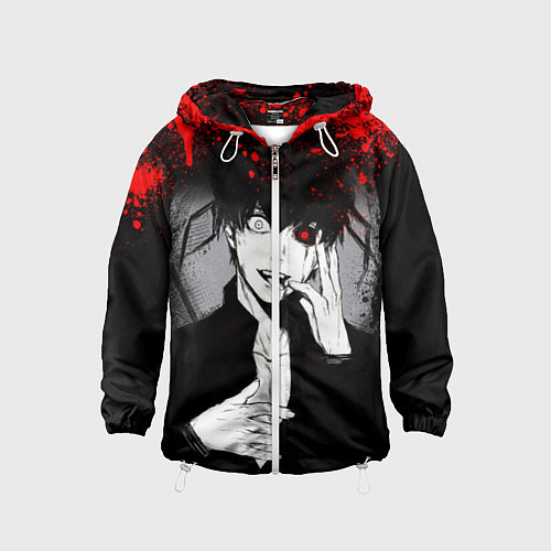 Детская ветровка ТОКИЙСКИЙ ГУЛЬ TOKYO GHOUL / 3D-Белый – фото 1
