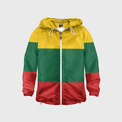 Ветровка с капюшоном детская RASTAMAN, цвет: 3D-белый
