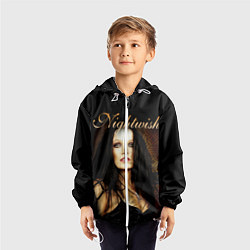 Ветровка с капюшоном детская Nightwish, цвет: 3D-белый — фото 2