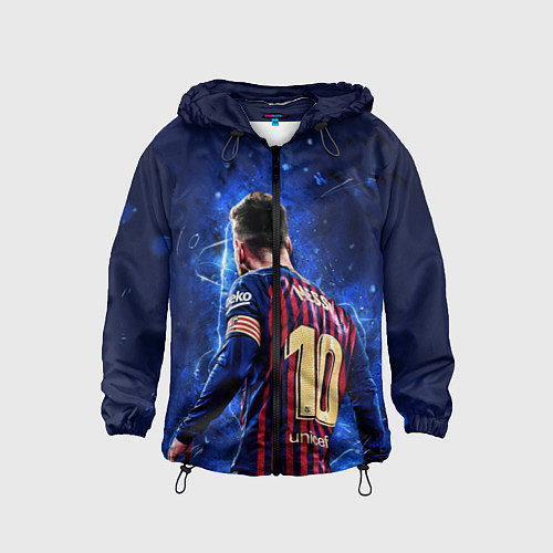 Детская ветровка Leo Messi Лео Месси 10 / 3D-Черный – фото 1