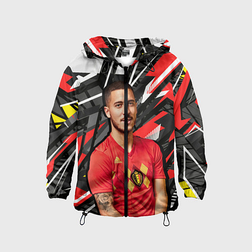 Детская ветровка Эден Азар / 3D-Черный – фото 1